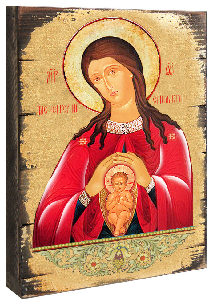 Blessed Virgin Mary Life-Giving Icon, 8"x6"