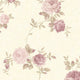 Rose Gardens 2, Romantic Floral Flower Cream, Rose Wallpaper Roll