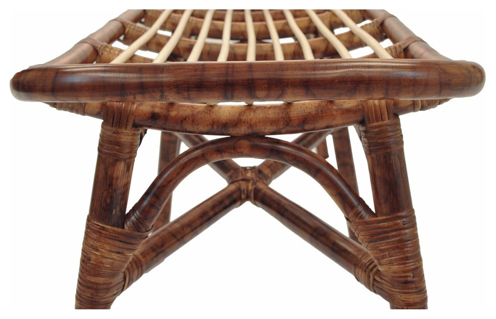 Beyla Rattan Bench