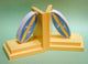 Footprint Surfboard Bookends, Yellow