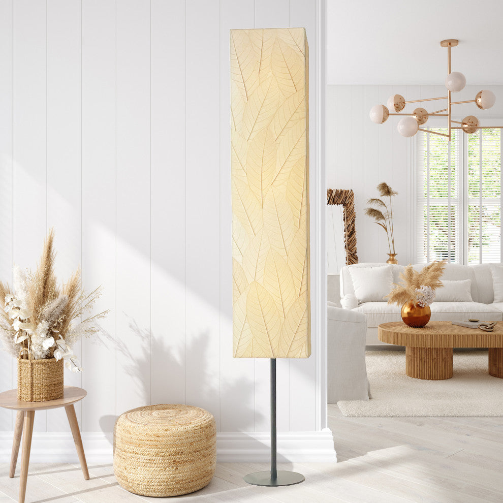 Eangee Home Design Sequoia Giant Floor Lamp, Natural
