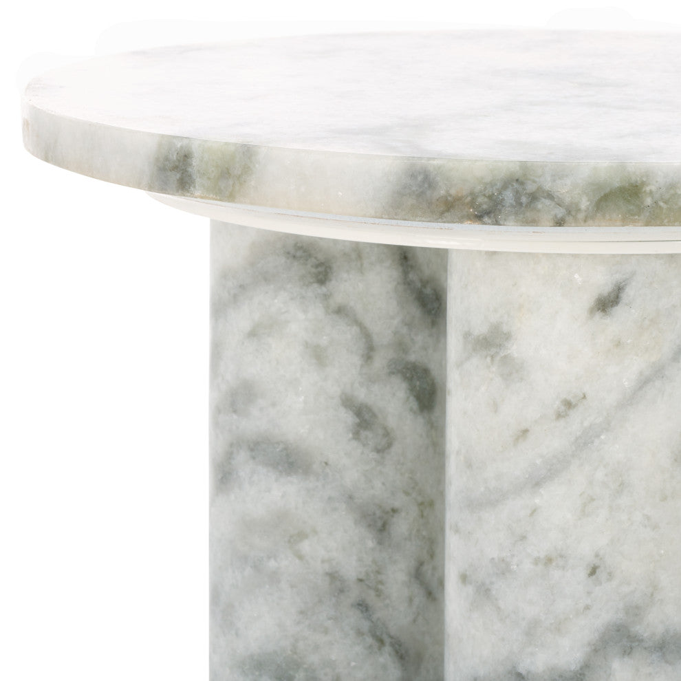 Safavieh Couture Giabella Marble Accent Table, White