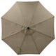 9' Round Universal Sunbrella Replacement Canopy, Taupe