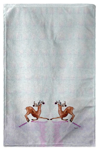 Betsy Drake Dancing Deer Beach Towel