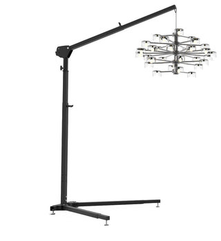 Lumos Chandelier Hanging Floor Stand, Black