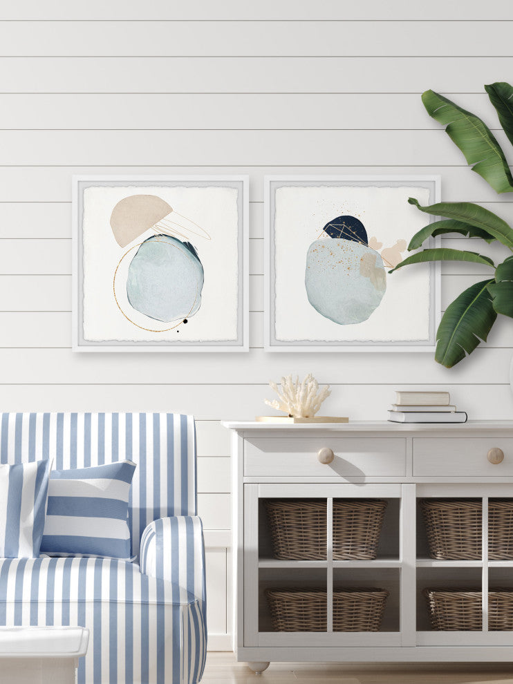 Broken Dimension Diptych, 2-Piece Set, 32x32 Panels