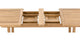 13-Piece Outdoor Teak Dining Set: 122" Rectangle Table, 12 Wave Stacking Chairs