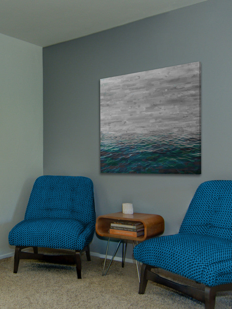"Coromandel" Print on Canvas, 40"x40"