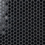 Metro Hex Matte Porcelain Mosaic Floor and Wall Tile, Black