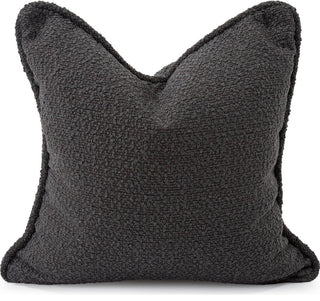 Contemporary Barbet Charcoal Pillow 20"