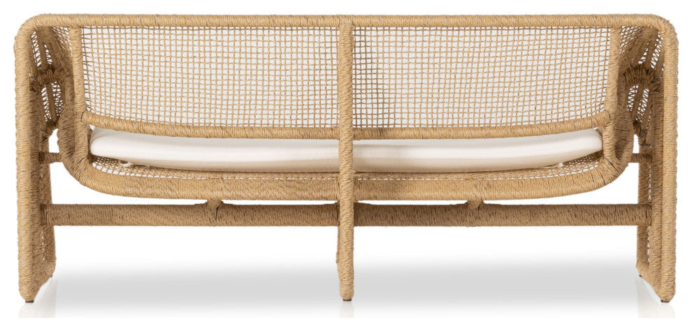 Selma Outdoor Sofa-Faux Hyacinth
