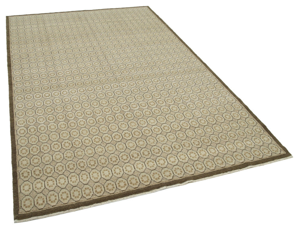 Rug N Carpet - Handwoven Oriental 5' 11" x 9' 0" Unique Oushak Area Rug