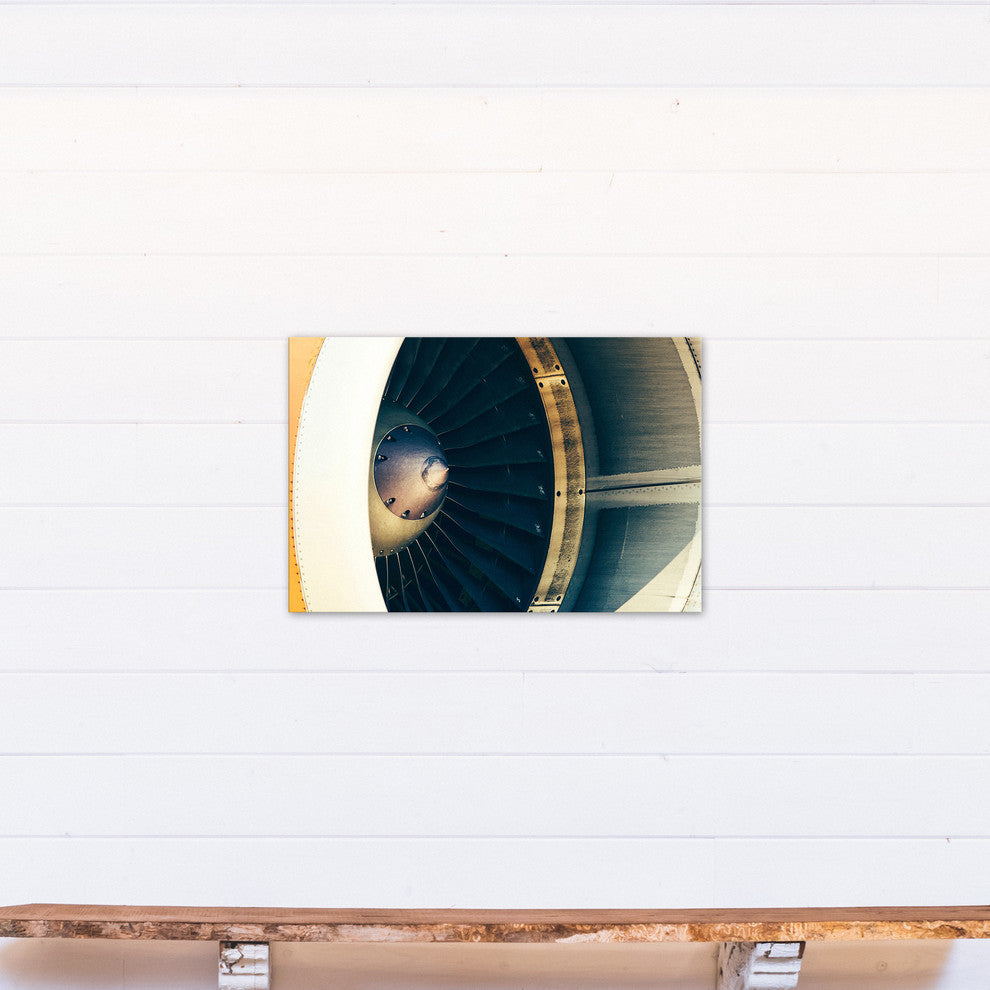 Plane Turbine Engine 20"x30" Print on Canvas
