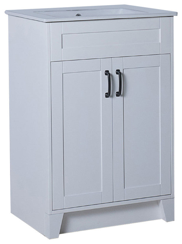 Dena Single-Sink Vanity, 24", White