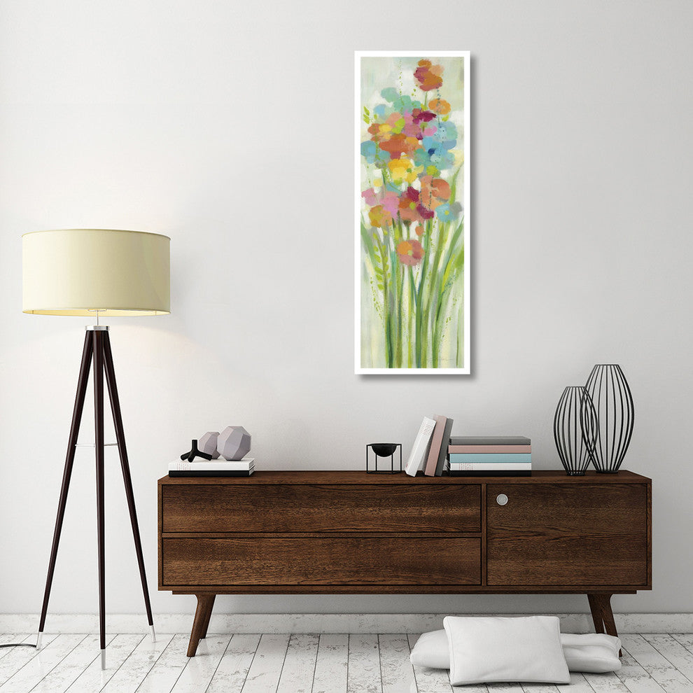 "Long Stem Bouquet II" Digital Paper Print by Silvia Vassileva, 20"x56"