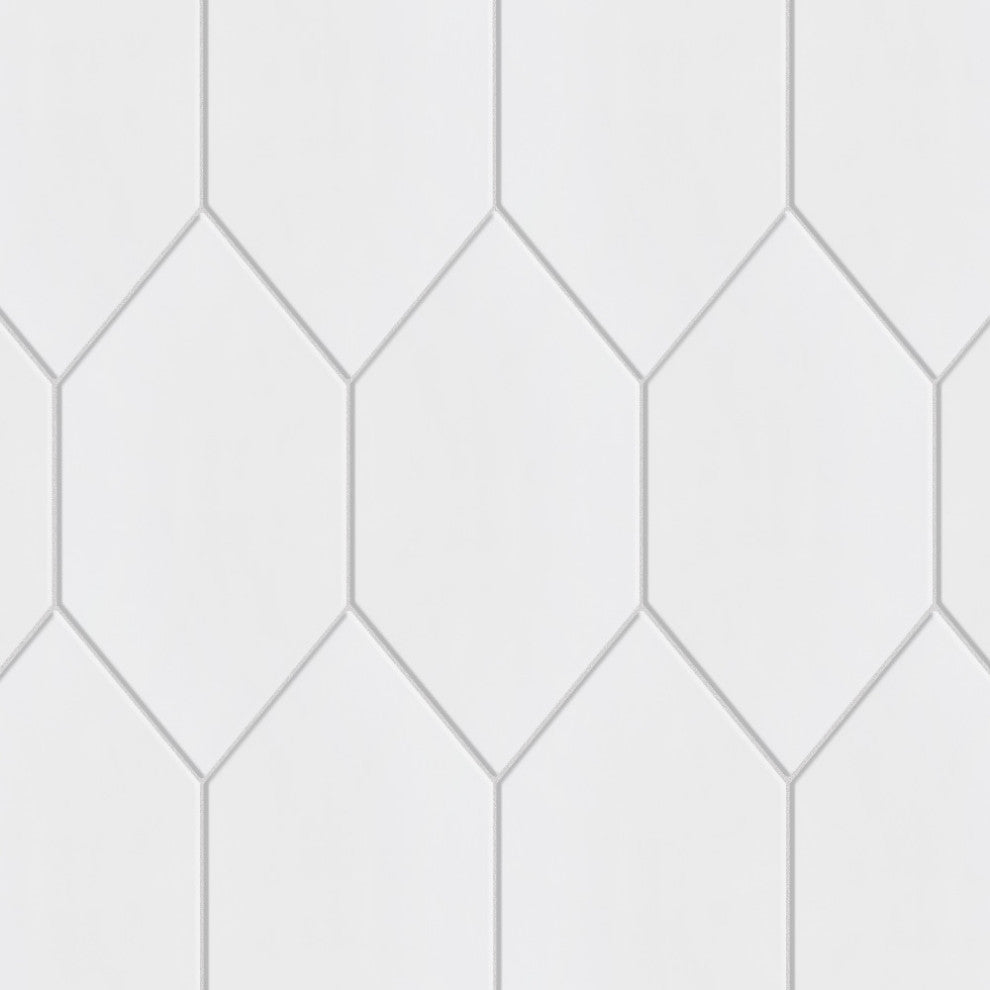 Textile Basic Kayak White Porcelain Floor and Wall Tile