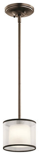Mini Pendant 1-Light Halogen, Mission Bronze
