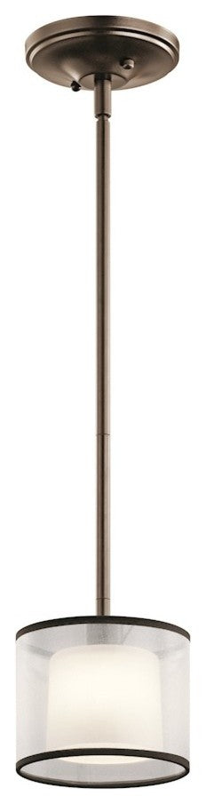 Mini Pendant 1-Light Halogen, Mission Bronze