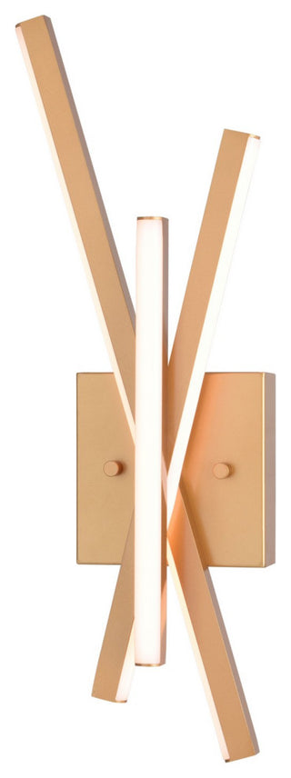 Barcelo LED Wall Light in Gold