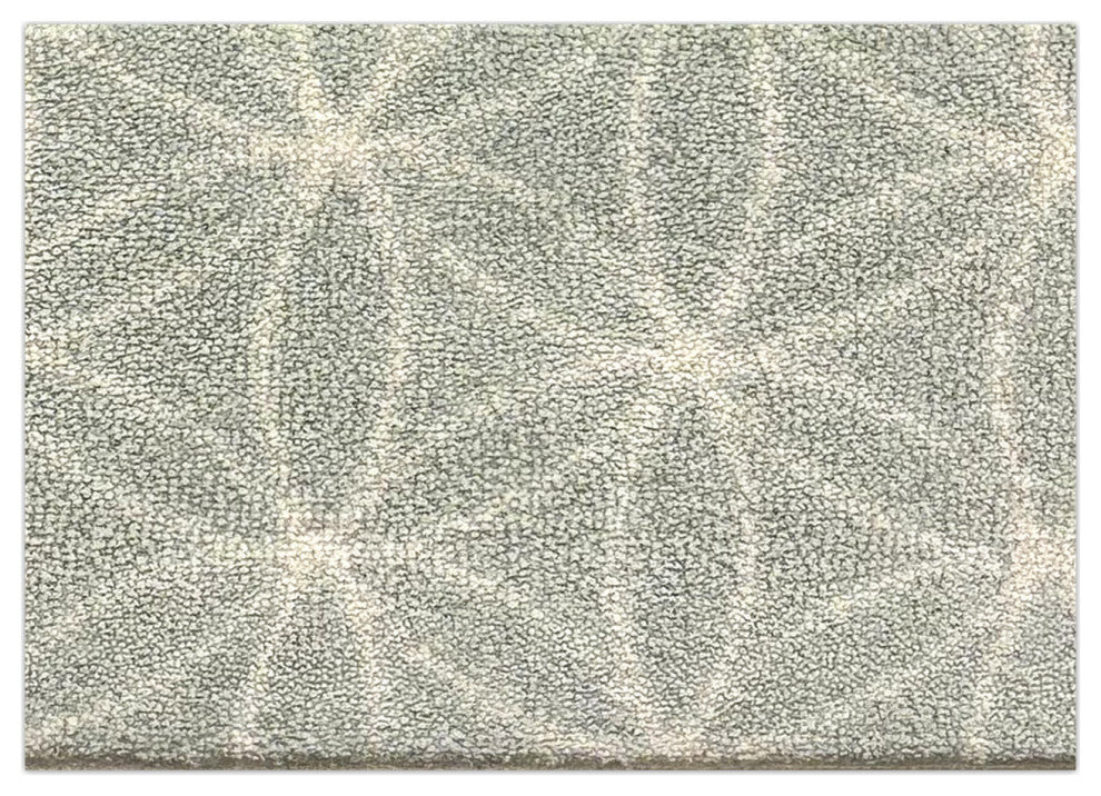 EYELET Soft Tactesse Nylon Area Rug with Anti-Stain Protection, Aquatic, Xxl: 12'x18'