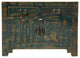 Oriental Distressed Teal Green Blue Credenza Sideboard Table Cabinet Hcs6147