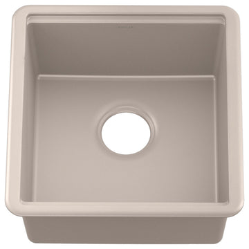 Kohler K-33711 Billings 17-1/2" Undermount Single Basin Stone - Matte Taupe