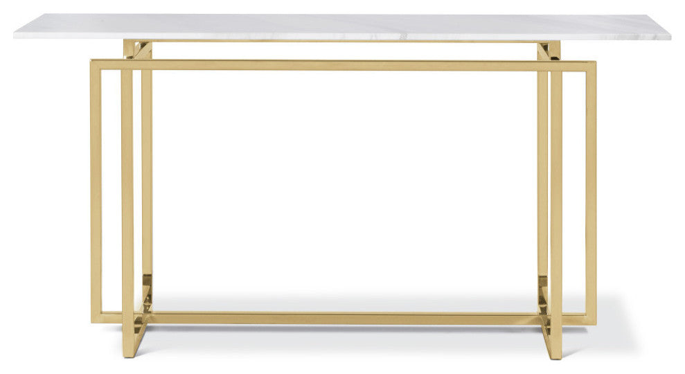 Elmore Console Table, Gold