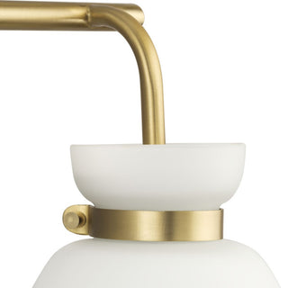 Lexie Collection Contemporary Vanity Light, Brushed Gold