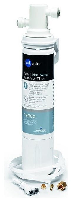 InSinkErator F-2000S Water Filter System Plus for Clean Tasting Water