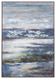 "Azzurro" Hand Painted Canvas Wall Art
