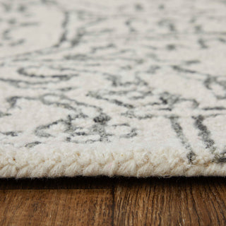 Natal R8778 Transitional/Vintage/Classic Rug, Ivory/Charcoal, 12'x15'