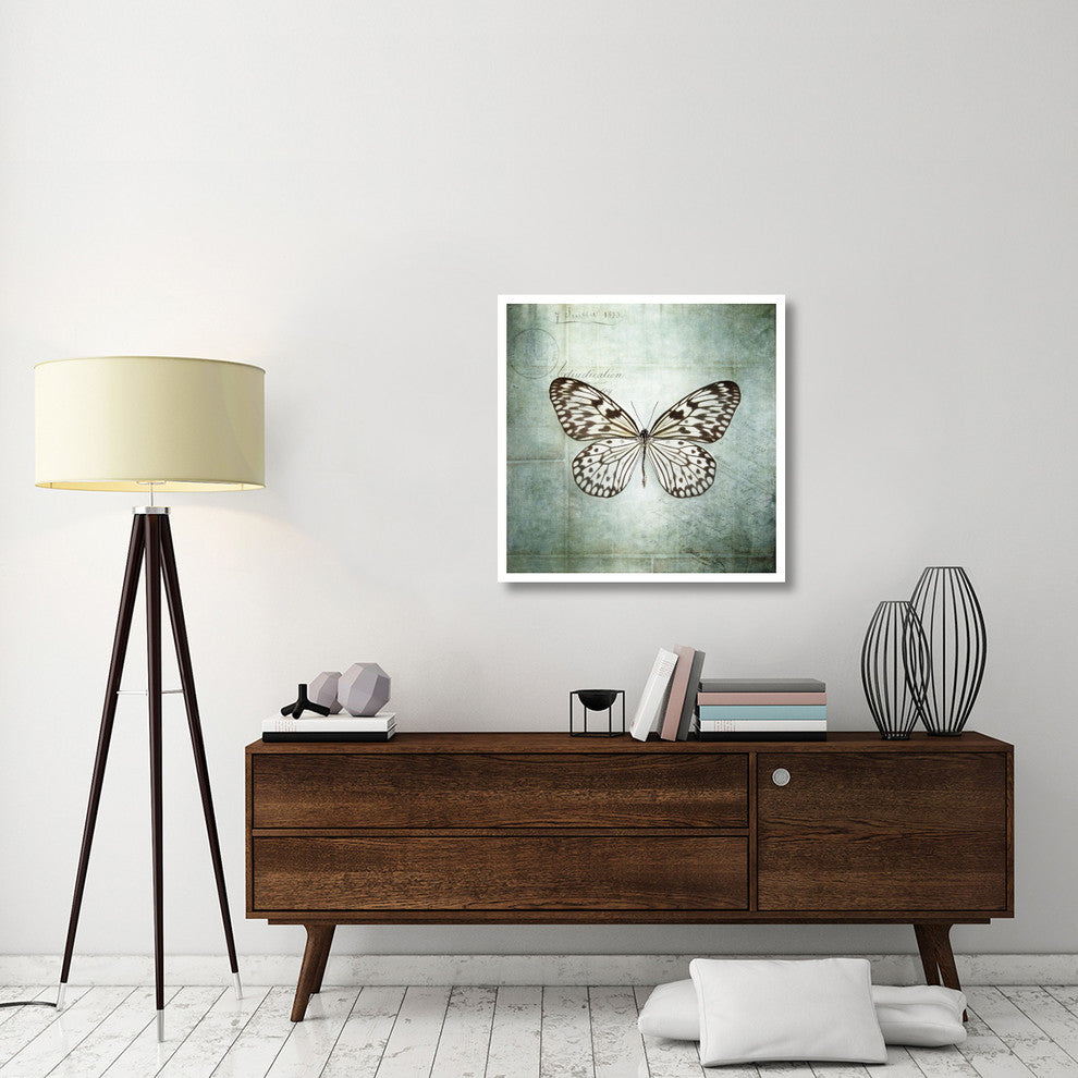 "French Butterfly V" Digital Paper Print by Debra Van Swearingen, 32"x32"
