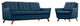 Modway Beguile Living Room Set Upholstered Fabric, Set of 2, Azure
