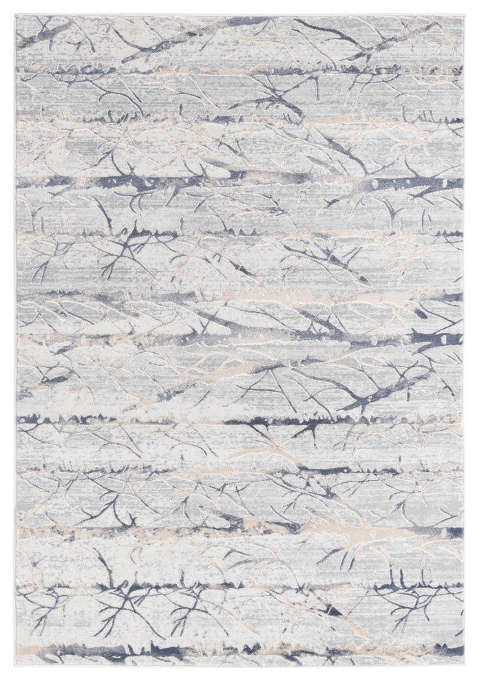 Unique Loom Anne Finsbury Rug, Gray, 4'x6'