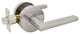 Nuk3y Thor Series Lever Door Handle Round Modern Contemporary Leverset, Satin Ni