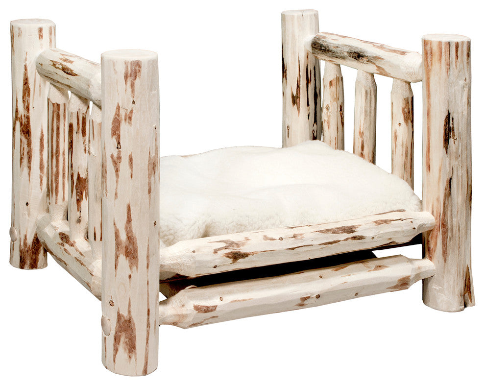 Montana Collection Small Pet Bed With Mattress, Ready to Finish