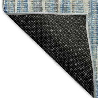 Premium Machine Washable Mayfield AMF31 Blue 8' x 8' Round Rug