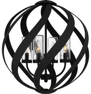 Quoizel BMS2820 Blacksmith 4 Light 20"W Multi Light Pendant - Earth Black