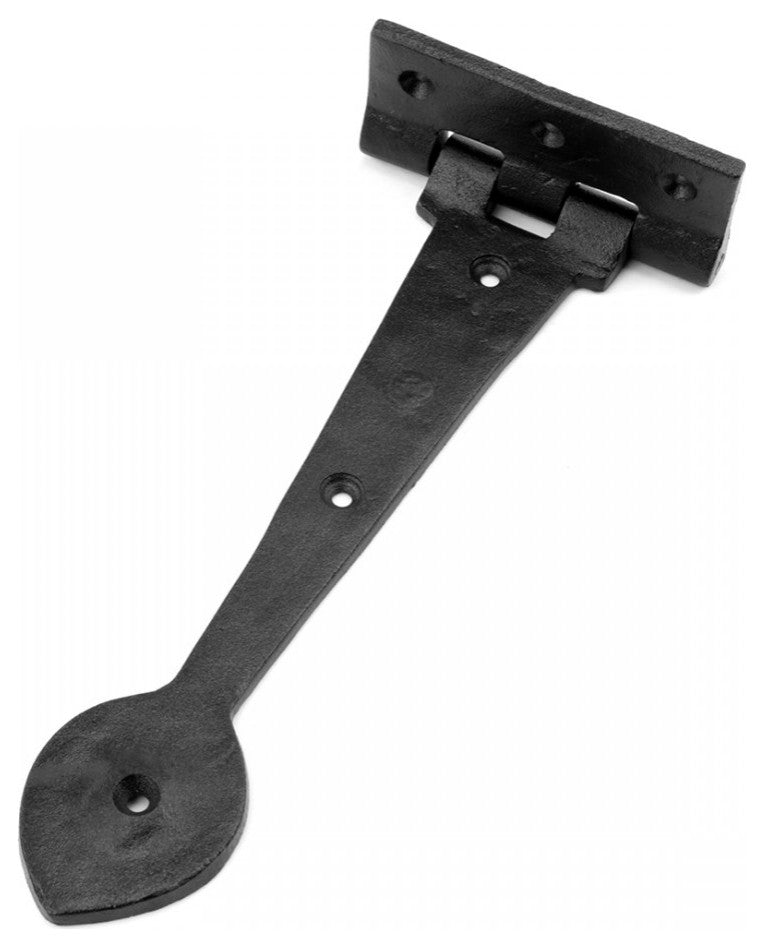 Black Wrought Iron Strap Hinge Pack of 10 Kitchen Cabinet Door Gate Hinges