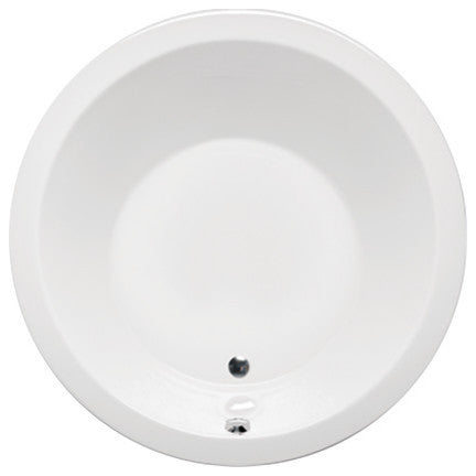 Malibu Addis Round Bathtub White, 60"x60"x21", Massaging Air Jet