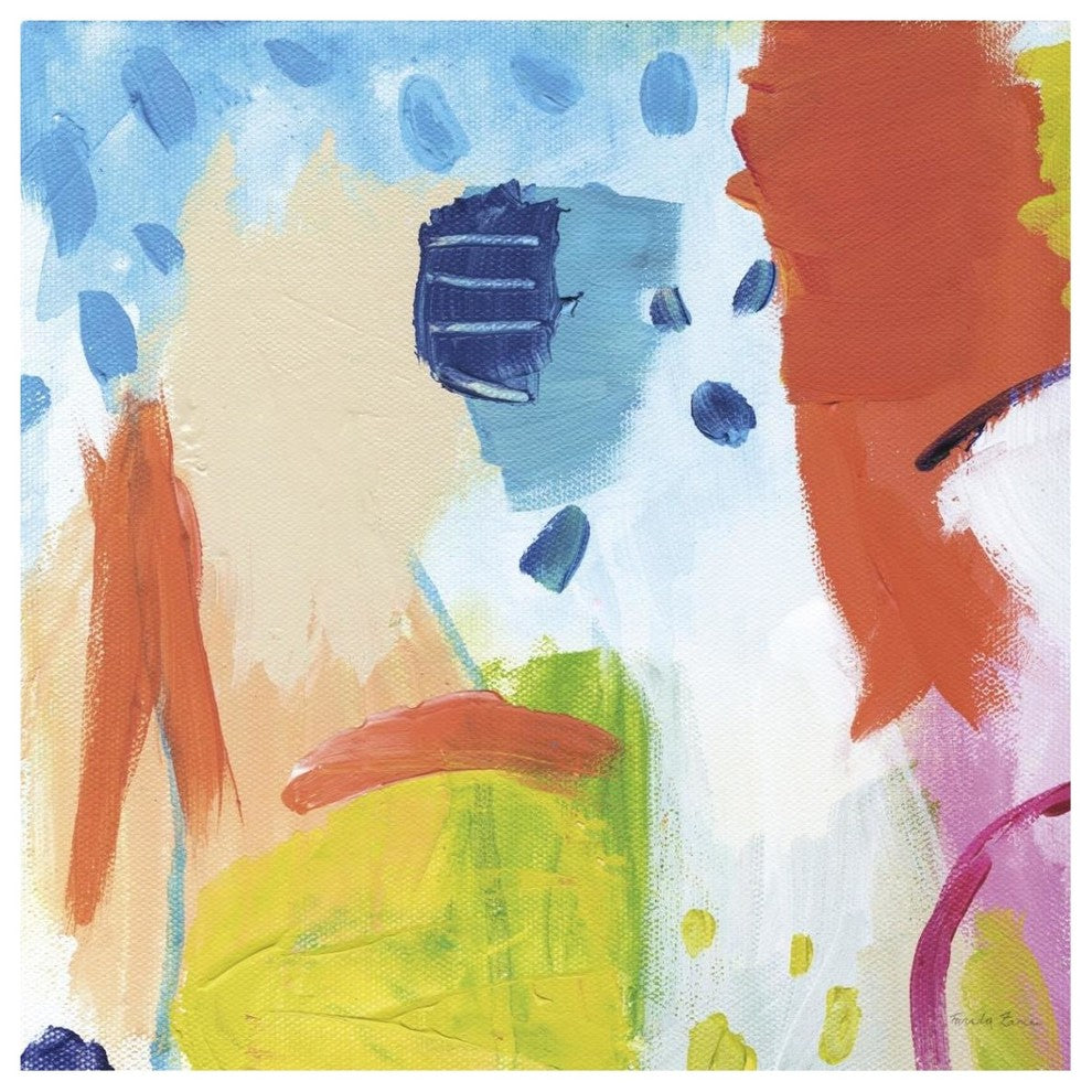 "Cheerful I" Digital Paper Print by Farida Zaman, 38"x38"