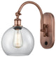 Innovations 518-1W-AC-G122-8 1-Light Sconce, Antique Copper
