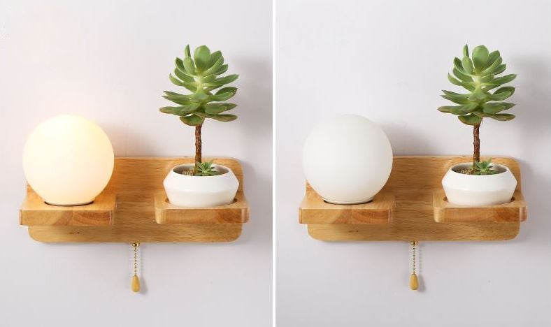 Requena | Luxury Wall lamp with Decorative Plant