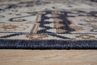 Charcoal Traditional Oriental Heriz Area Rug