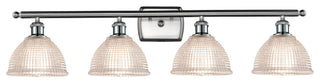 Arietta 3-Light Bath Vanity-Light, Brushed Satin Nickel, Clear