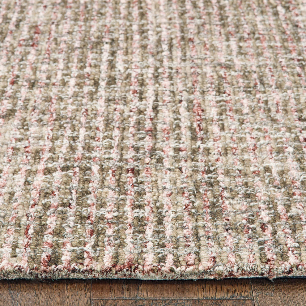 8" x 10" Brown Detailed Weave Area Rug