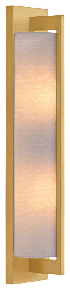 Newell 2-Light Wall Sconce, Warm Brass