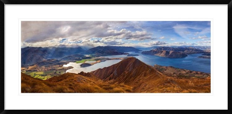"RoyS Peak" Framed Digital Print by Yan Zhang, 44x22"
