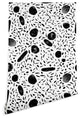 Deny Designs Mareike Boehmer Watercolor Dots Wallpaper, Black, 2'x10'