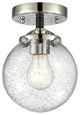 Innovations Lighting 284-1C-Bpn-G204-6 1 Light 6" Semi-Flush Mount